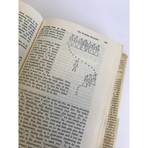 Vintage Book: Amy Vanderbilt's Etiquette Hardcover with Dust Jacket - Picture 6 of 9